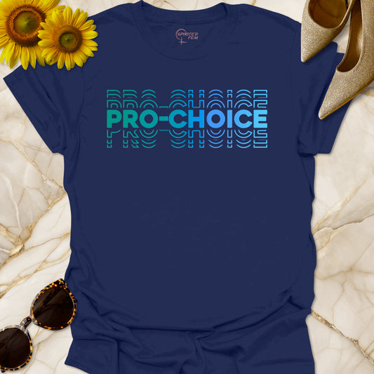 Pro-Choice Stacked Teal to Light Blue