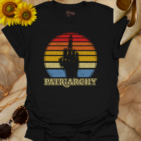 Fuck the Patriarchy - Vintage Retro Sunset