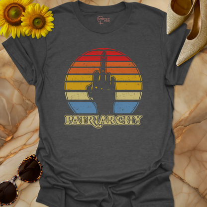 Fuck the Patriarchy - Vintage Retro Sunset