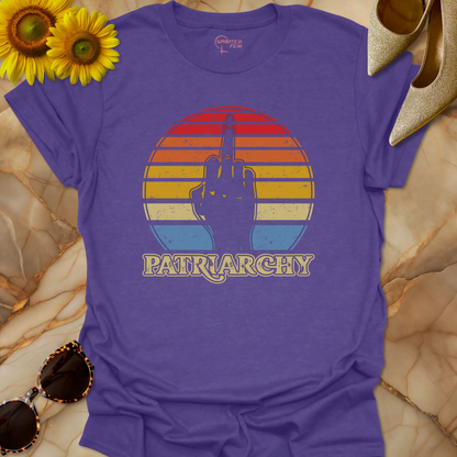 Fuck the Patriarchy - Vintage Retro Sunset