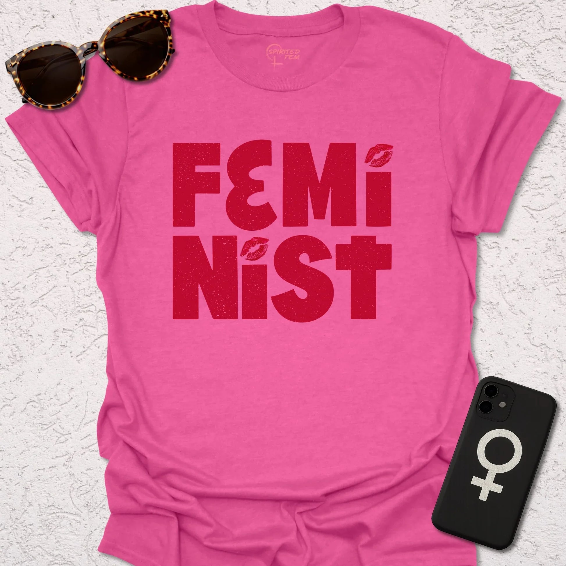 FemiNist with Lipstick Imprint - Spirited Fem