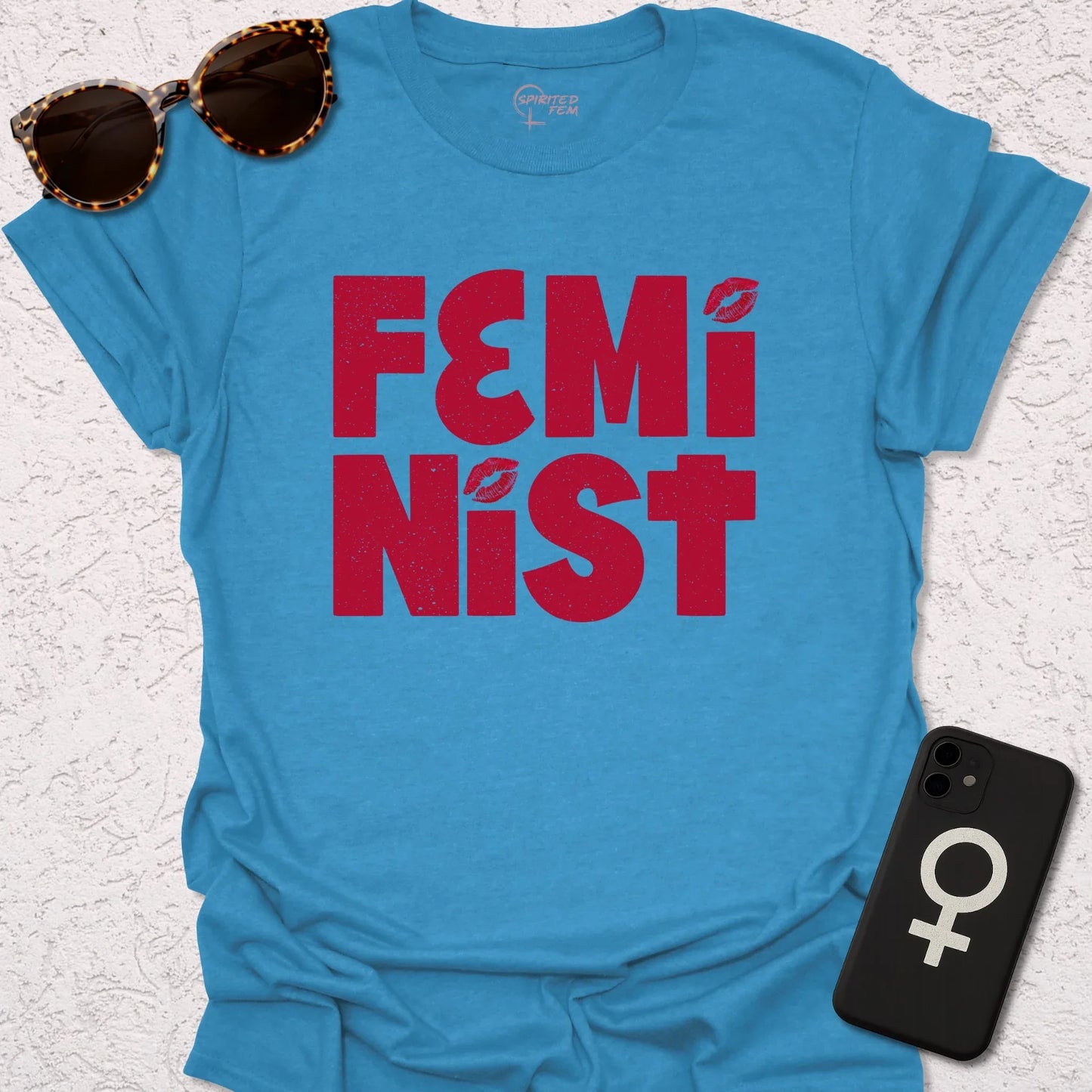 FemiNist with Lipstick Imprint - Spirited Fem