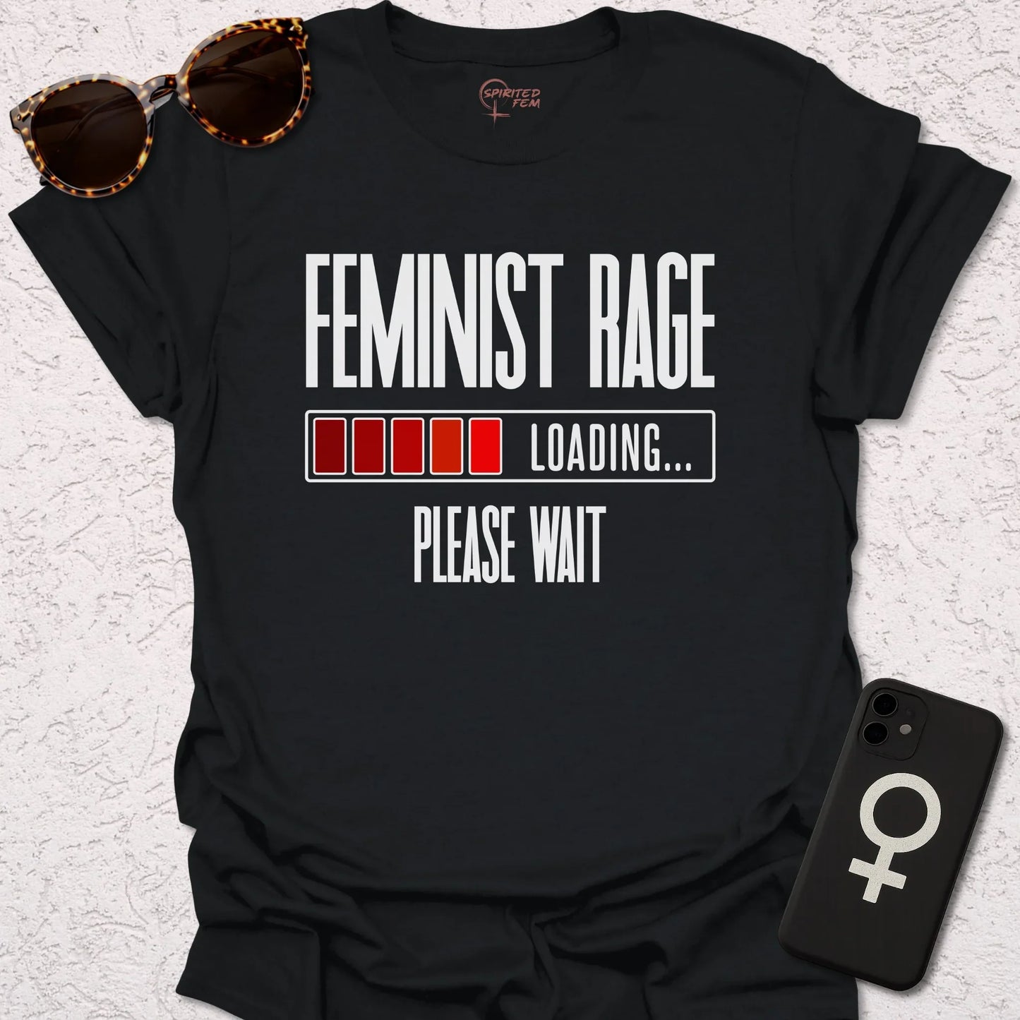 Feminist Rage Loading - Please Wait - Spirited Fem