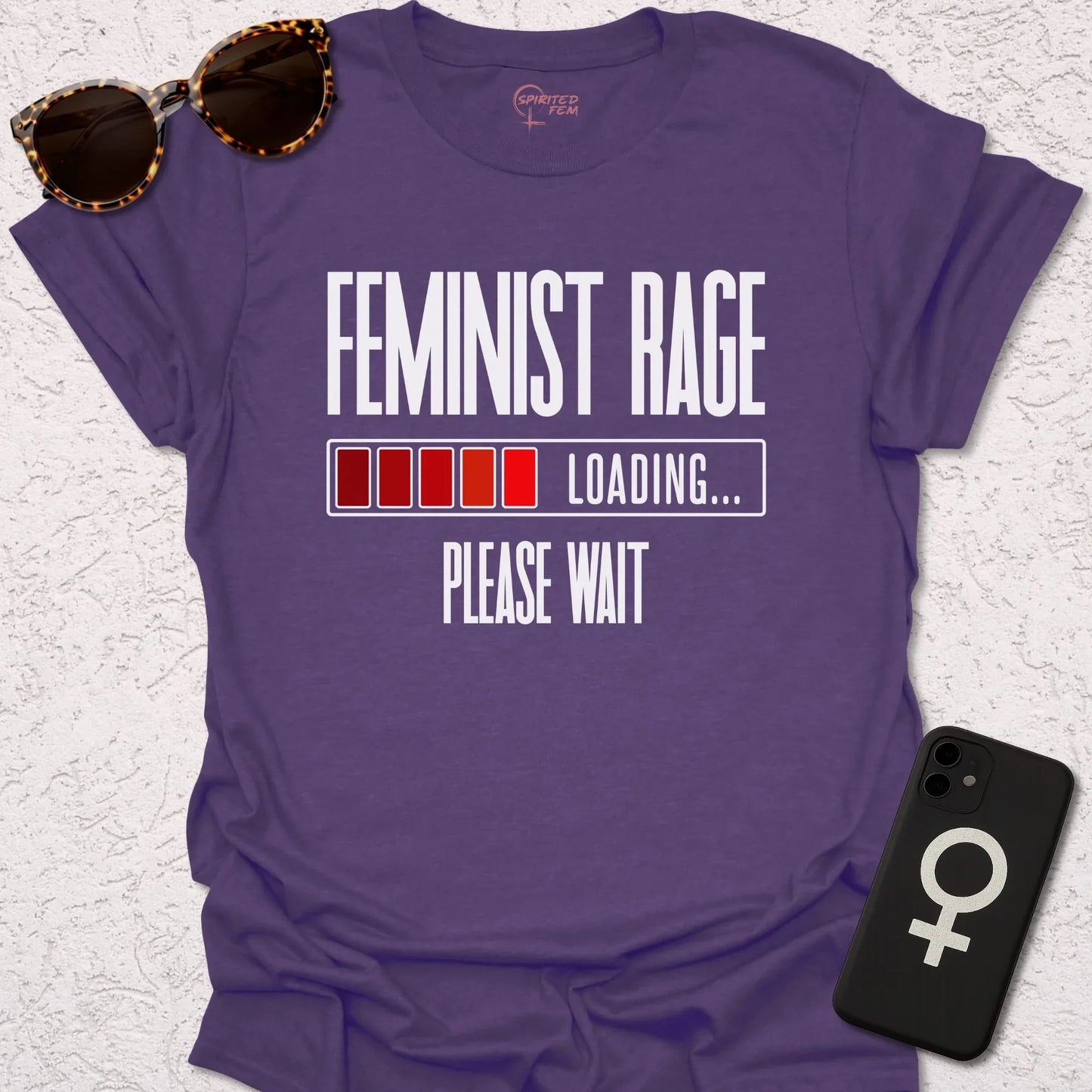 Feminist Rage Loading - Please Wait - Spirited Fem