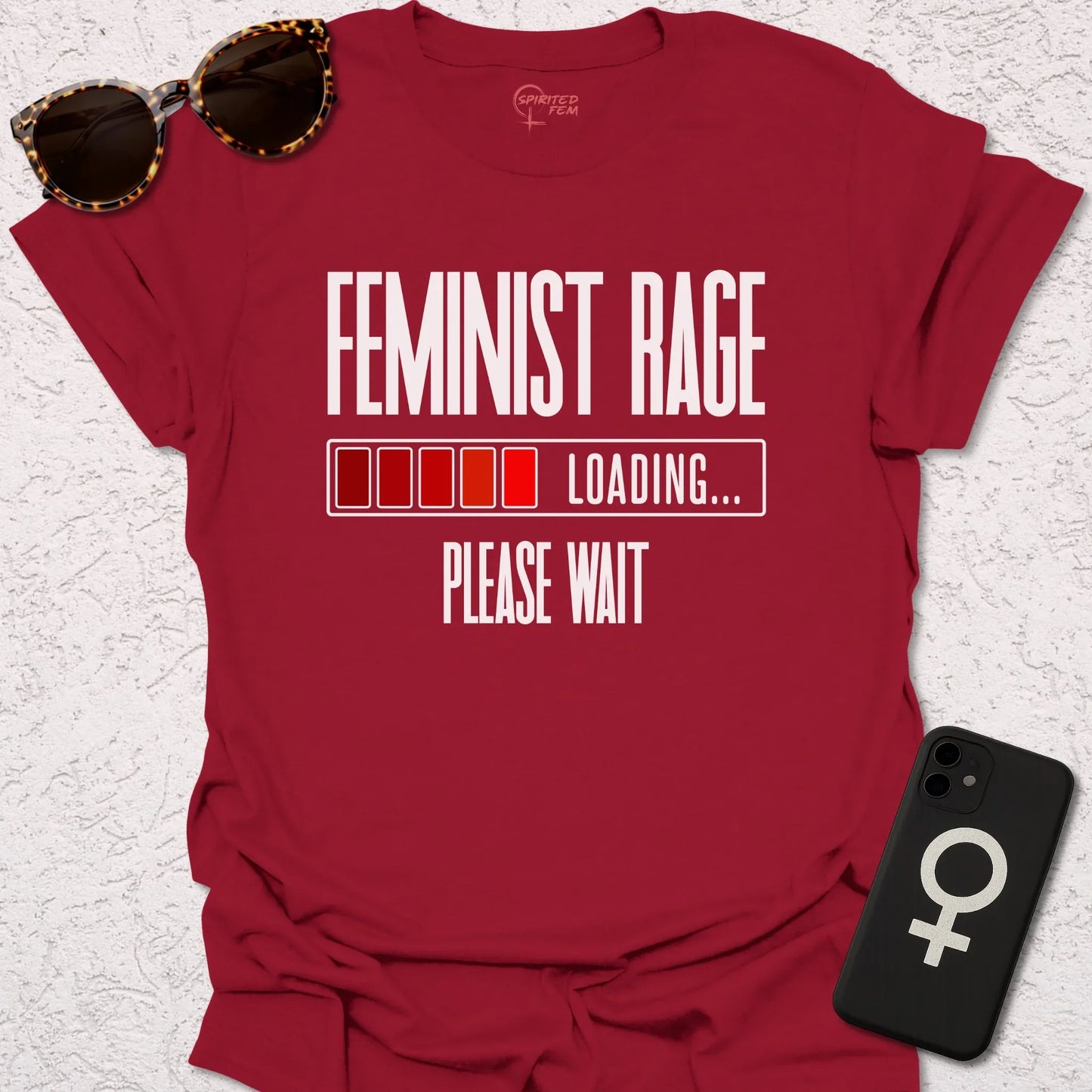 Feminist Rage Loading - Please Wait - Spirited Fem