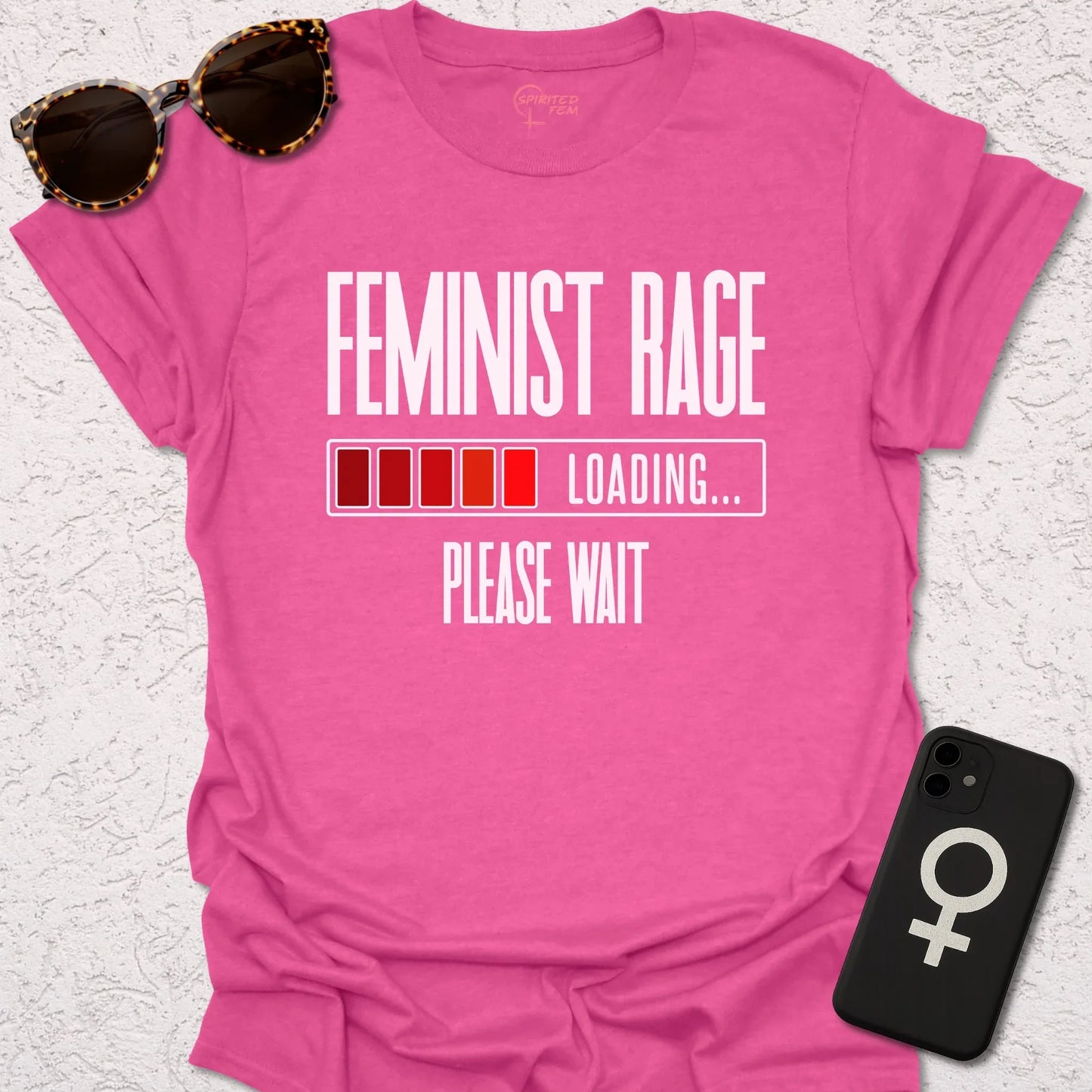 Feminist Rage Loading - Please Wait - Spirited Fem