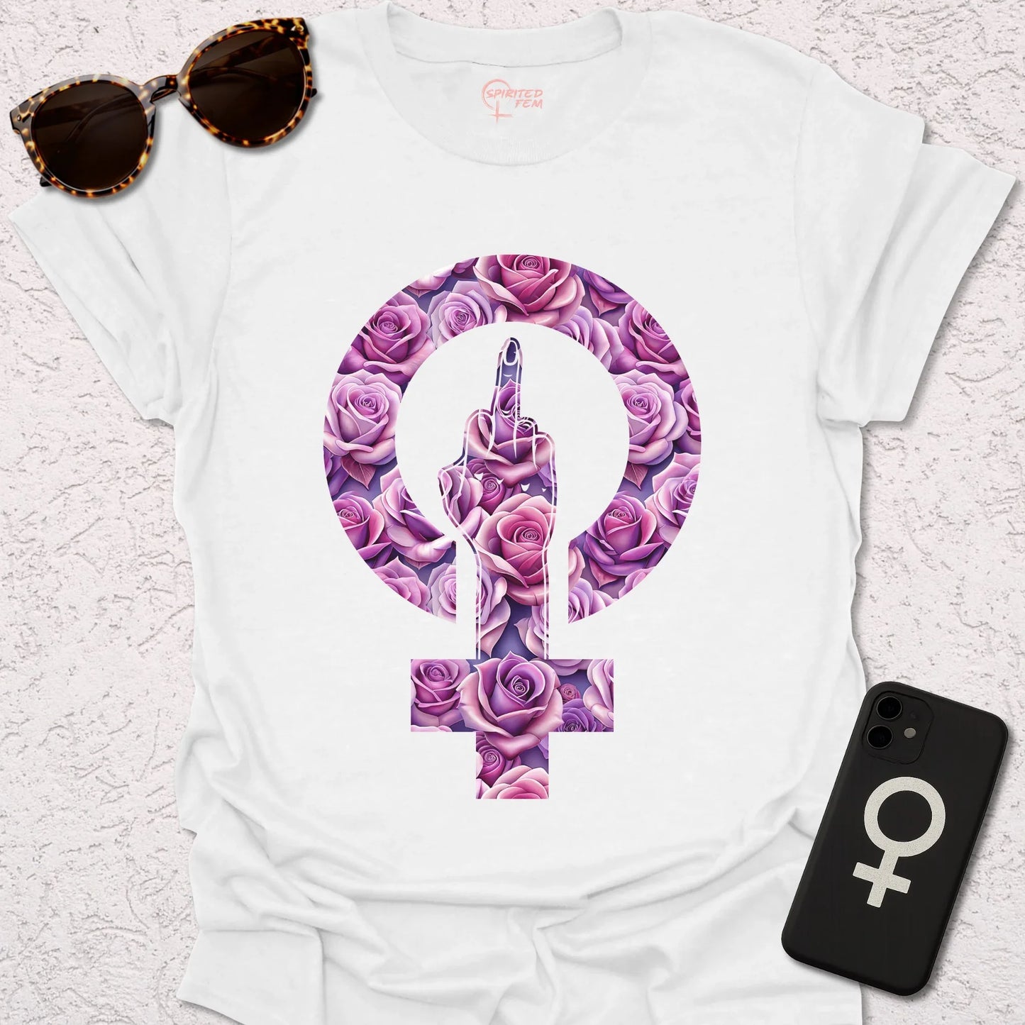 Floral 'Fuck You!' - Spirited Fem