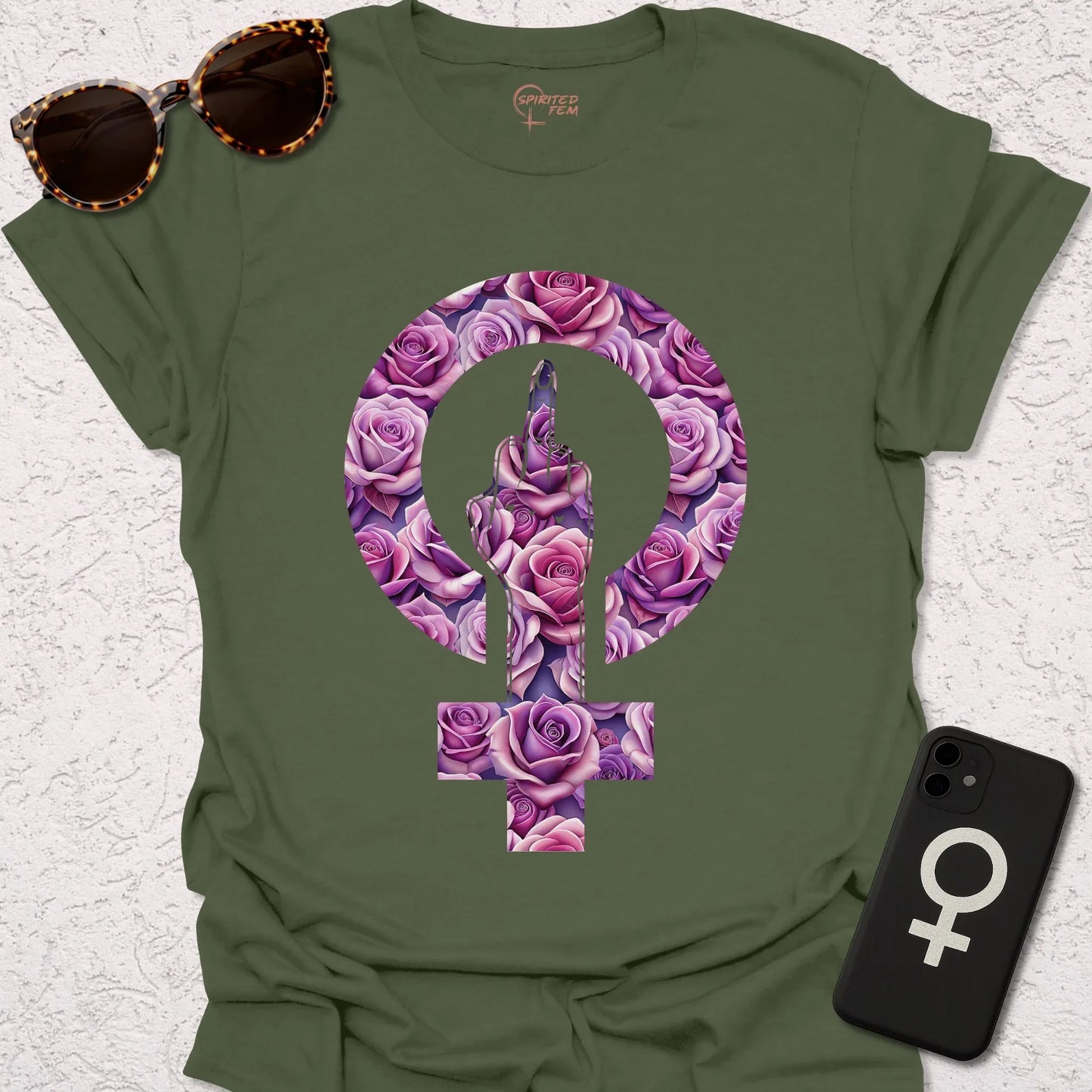 Floral 'Fuck You!' - Spirited Fem