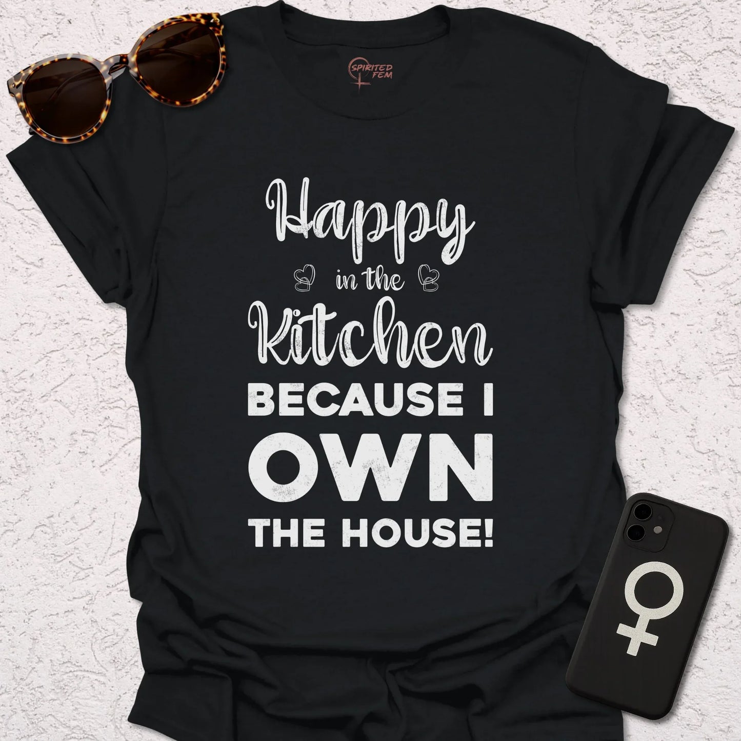 Happy in the Kitchen - Spirited Fem