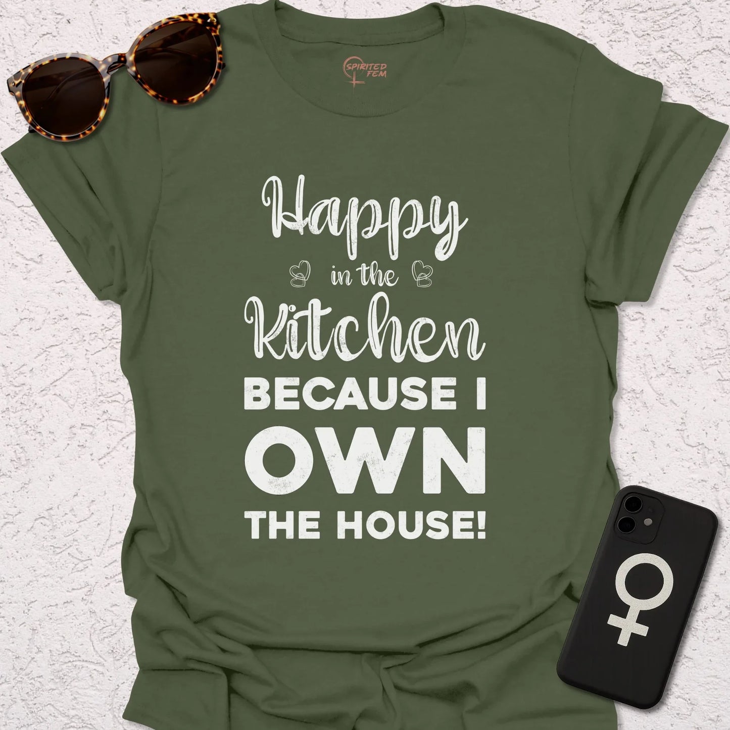 Happy in the Kitchen - Spirited Fem