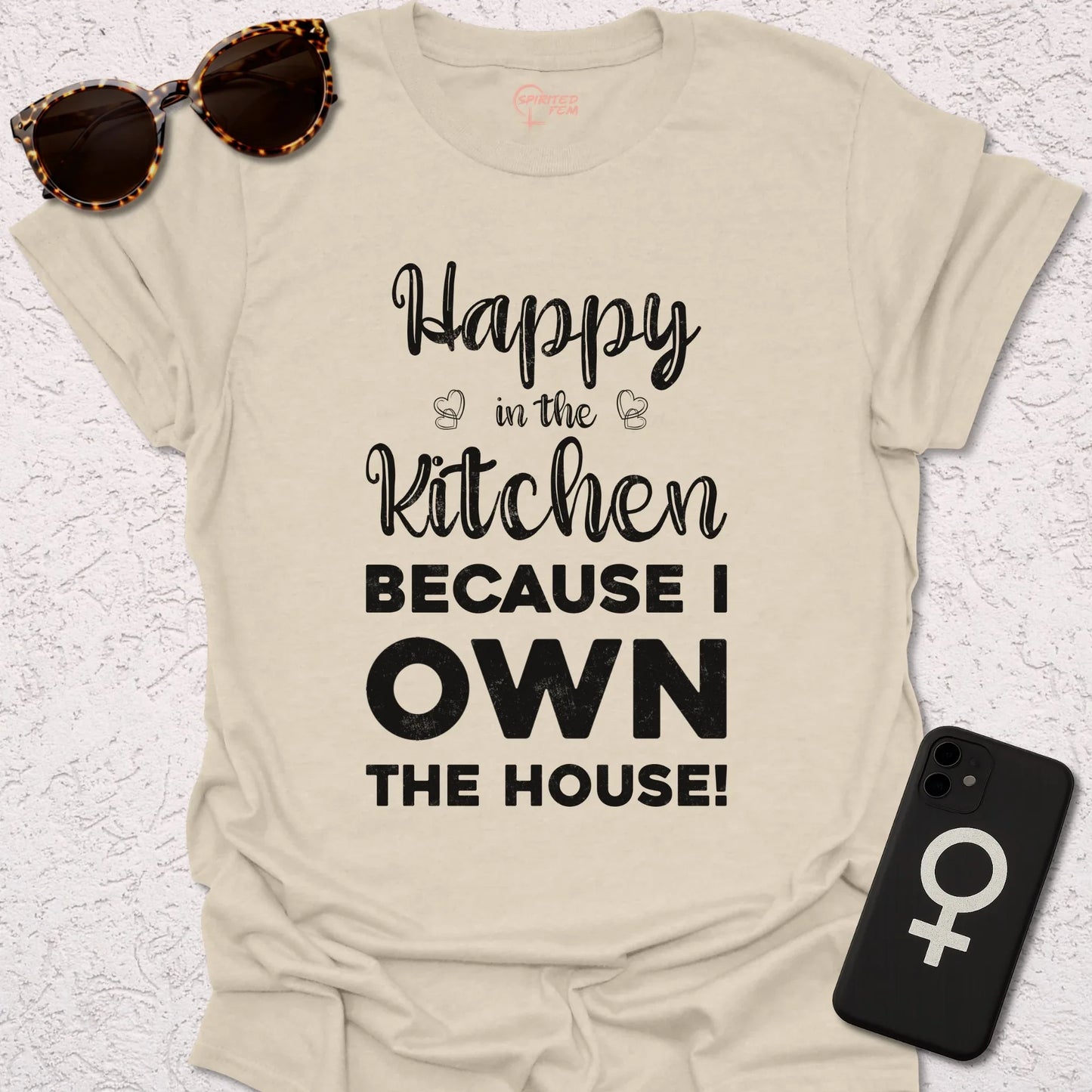 Happy in the Kitchen - Spirited Fem