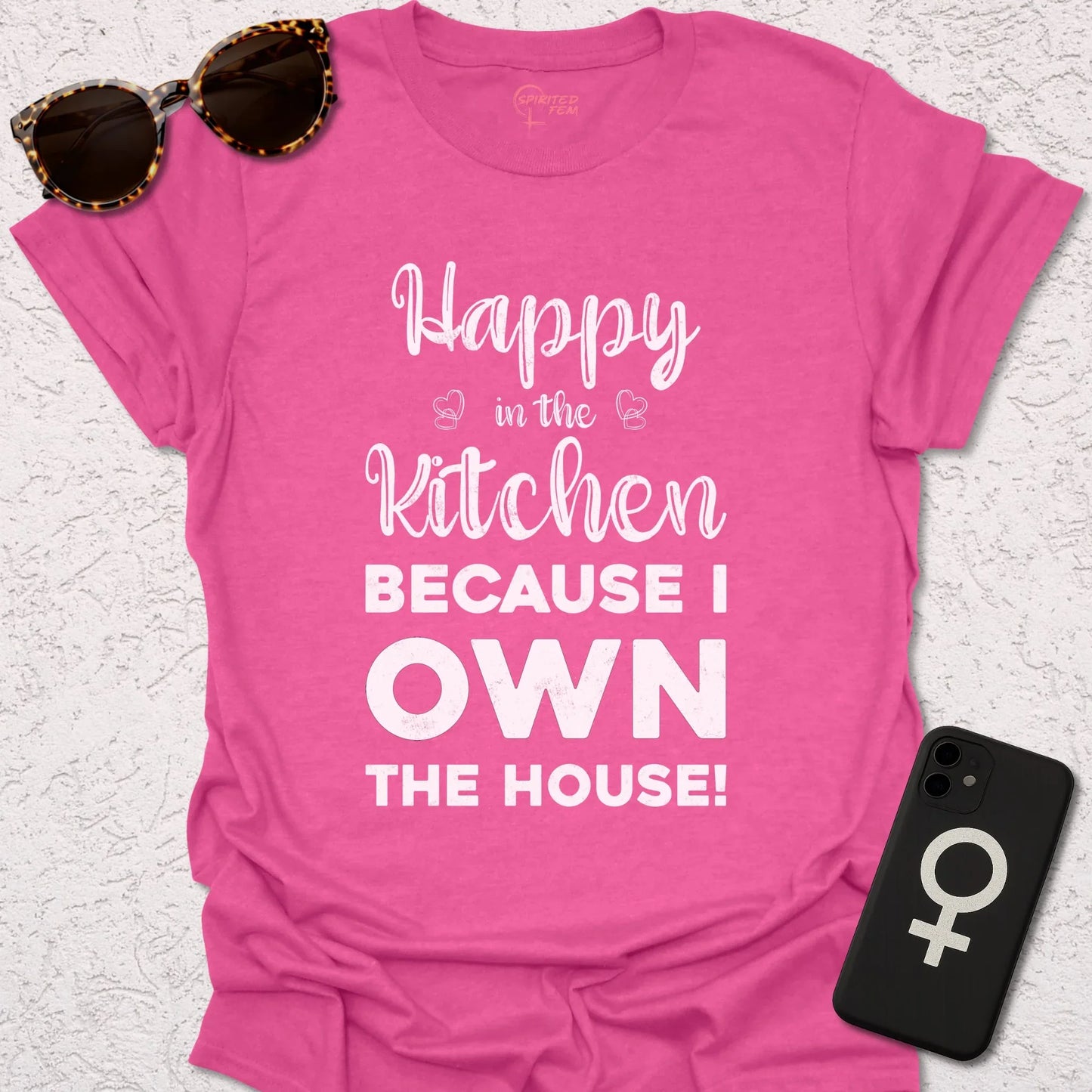 Happy in the Kitchen - Spirited Fem
