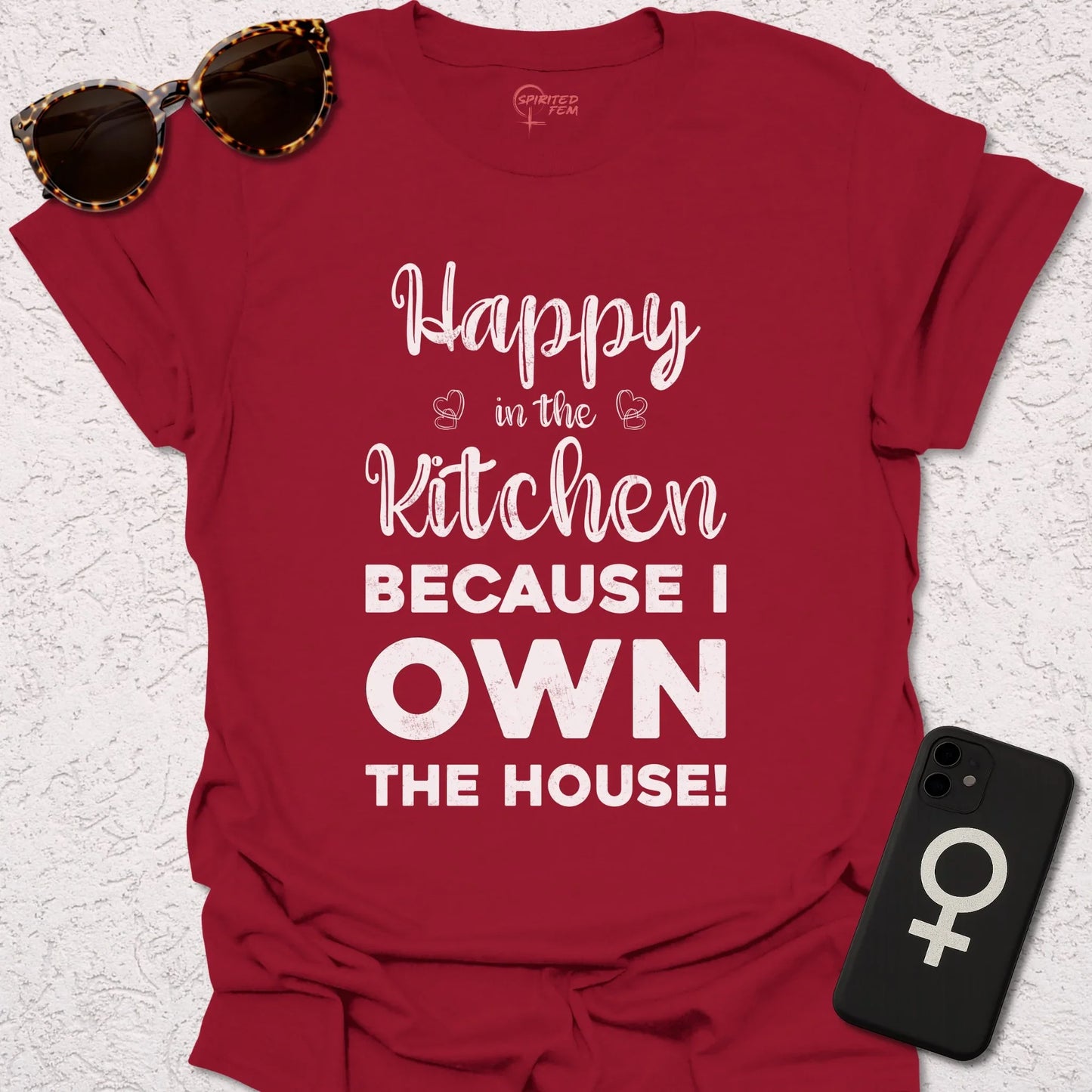 Happy in the Kitchen - Spirited Fem