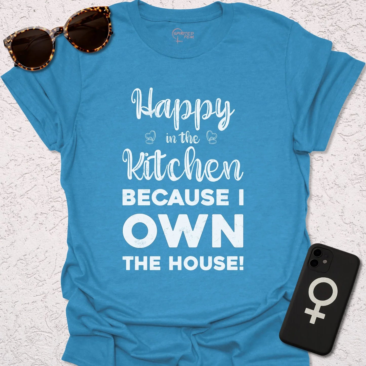 Happy in the Kitchen - Spirited Fem