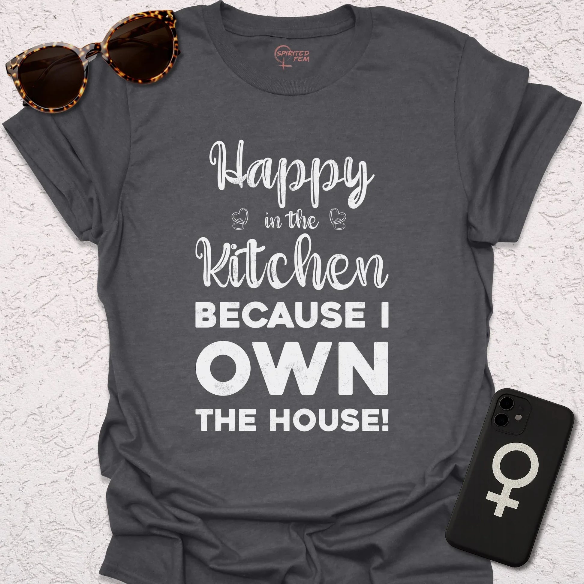 Happy in the Kitchen - Spirited Fem