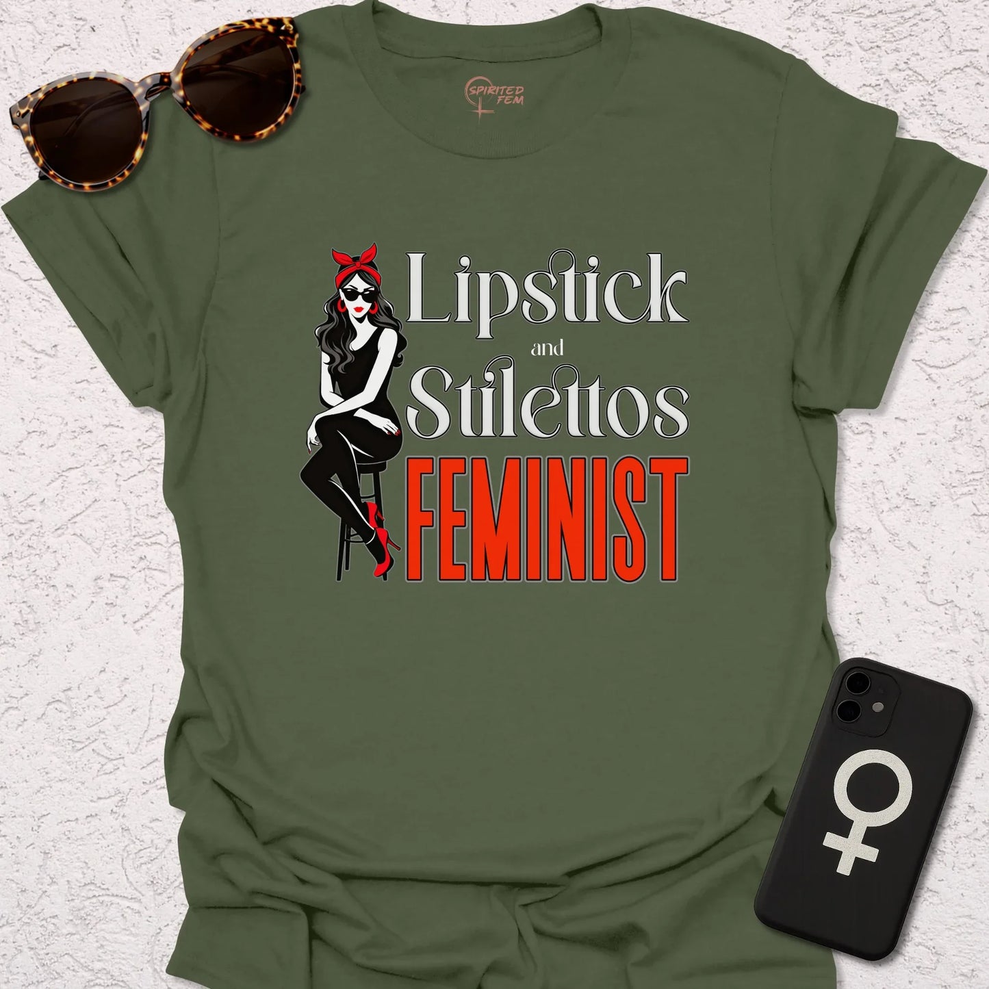 Lipstick & Stilettos Feminist - Spirited Fem