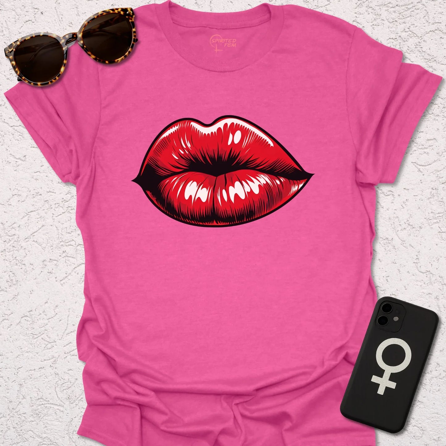 Red Pouty Lips - Spirited Fem