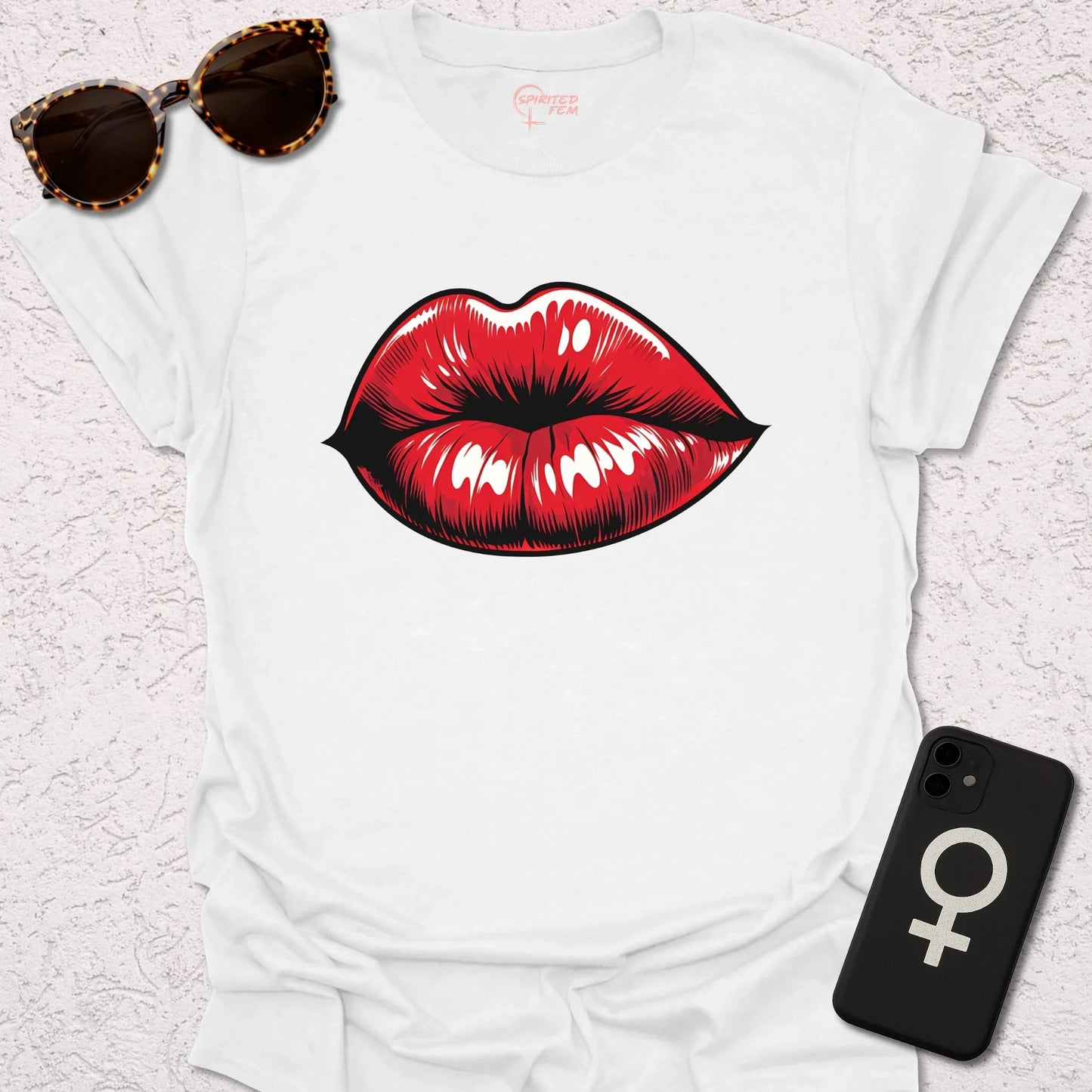 Red Pouty Lips - Spirited Fem