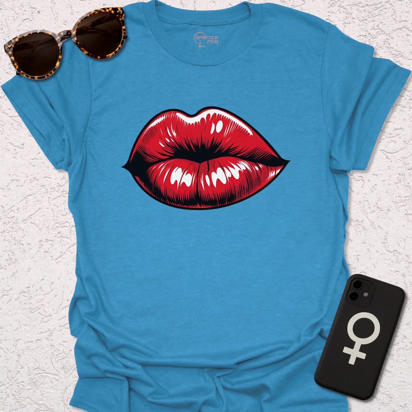 Red Pouty Lips - Spirited Fem