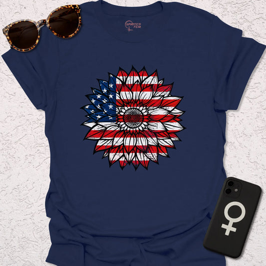 USA Flag Sunflower - Spirited Fem