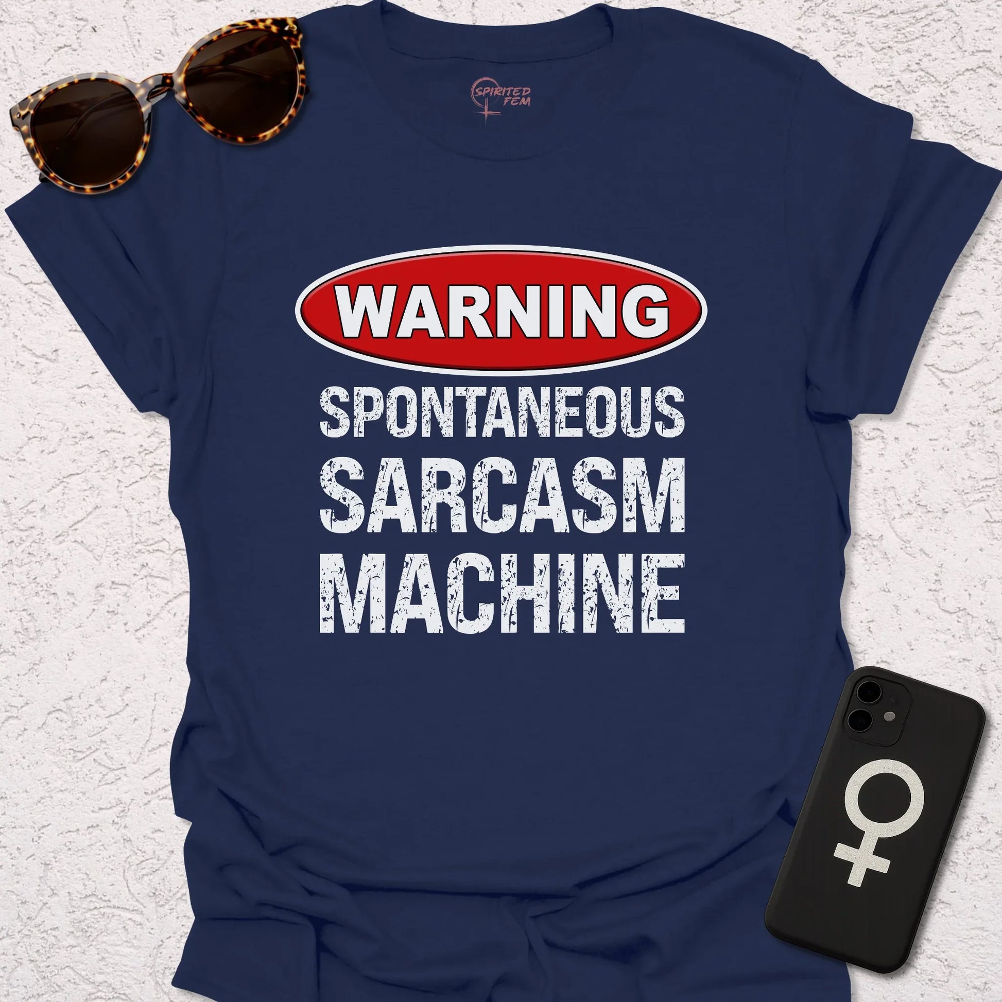 WARNING - Spontaneous Sarcasm Machine - Spirited Fem