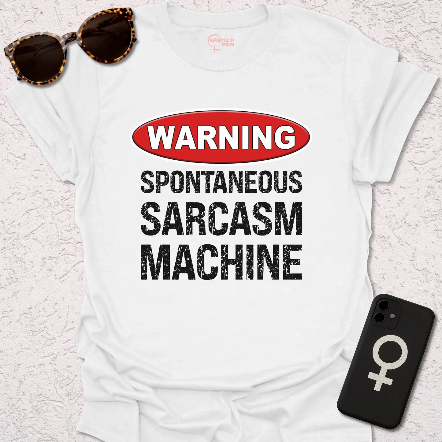 WARNING - Spontaneous Sarcasm Machine - Spirited Fem