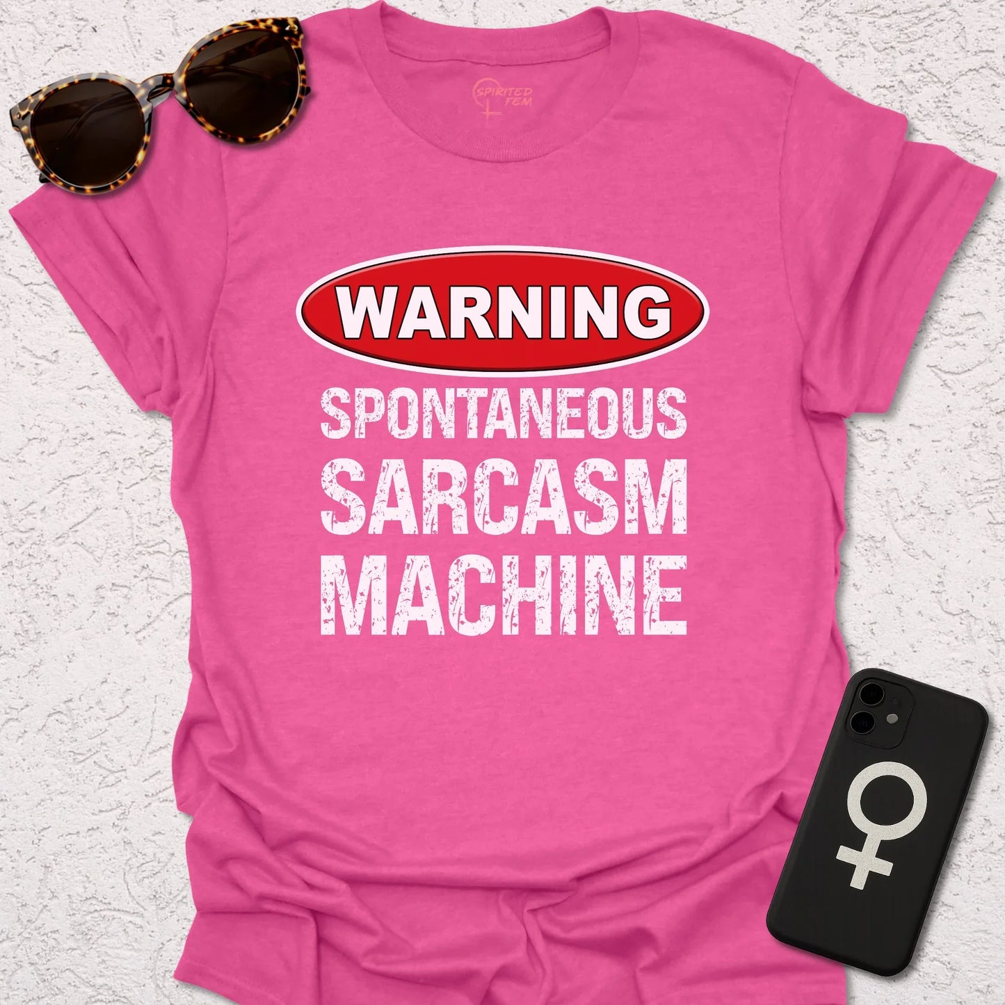 WARNING - Spontaneous Sarcasm Machine - Spirited Fem