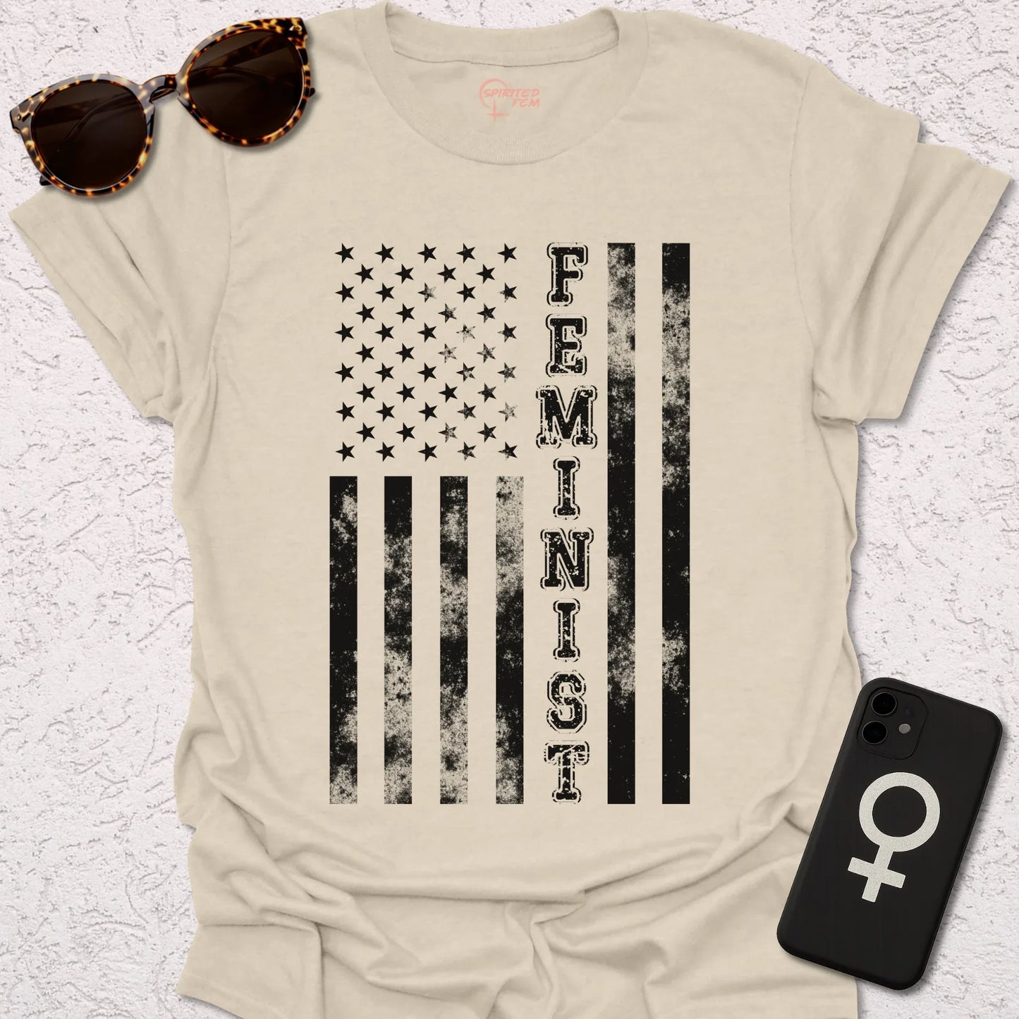 USA Flag Feminist - Spirited Fem