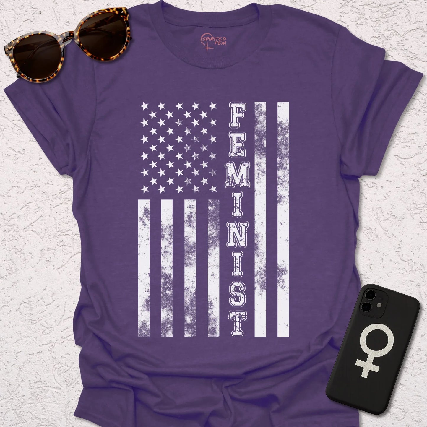 USA Flag Feminist - Spirited Fem