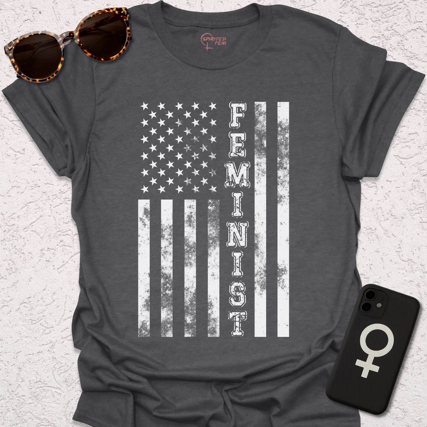 USA Flag Feminist - Spirited Fem
