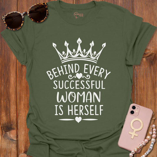 Behind Every Successful Woman Is Herself