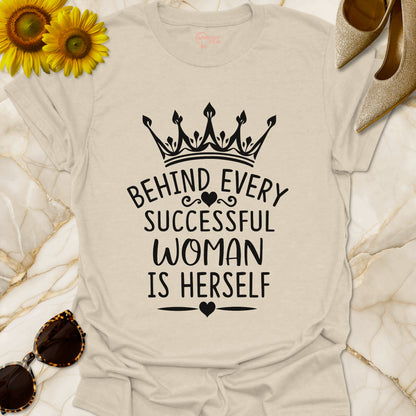 Behind Every Successful Woman Is Herself
