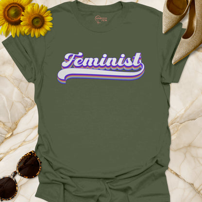 Five Colour Retro Feminist