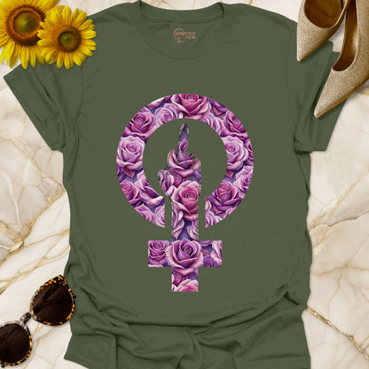 Floral 'Fuck You!' [Middle Finger]