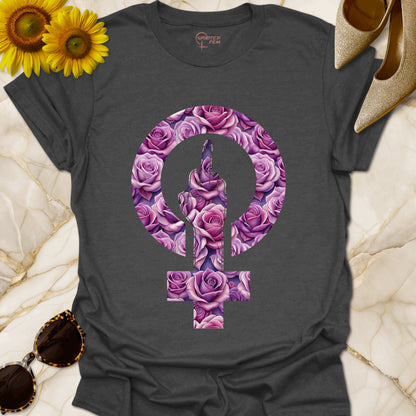 Floral 'Fuck You!' [Middle Finger]