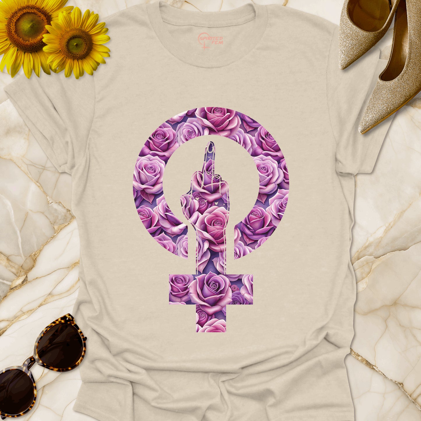 Floral 'Fuck You!' [Middle Finger]