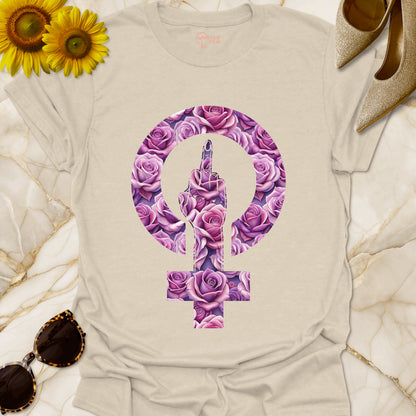 Floral 'Fuck You!' [Middle Finger]