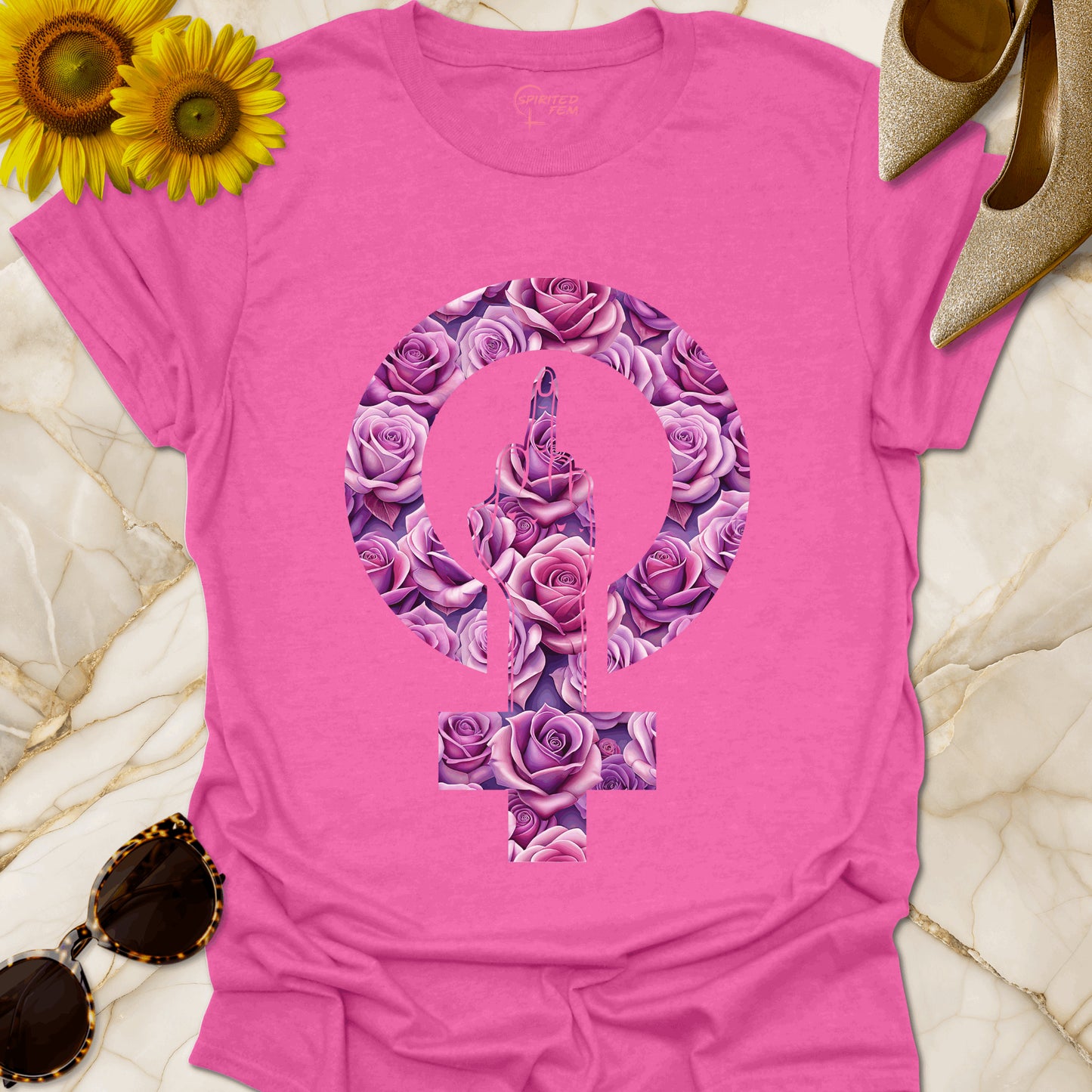 Floral 'Fuck You!' [Middle Finger]