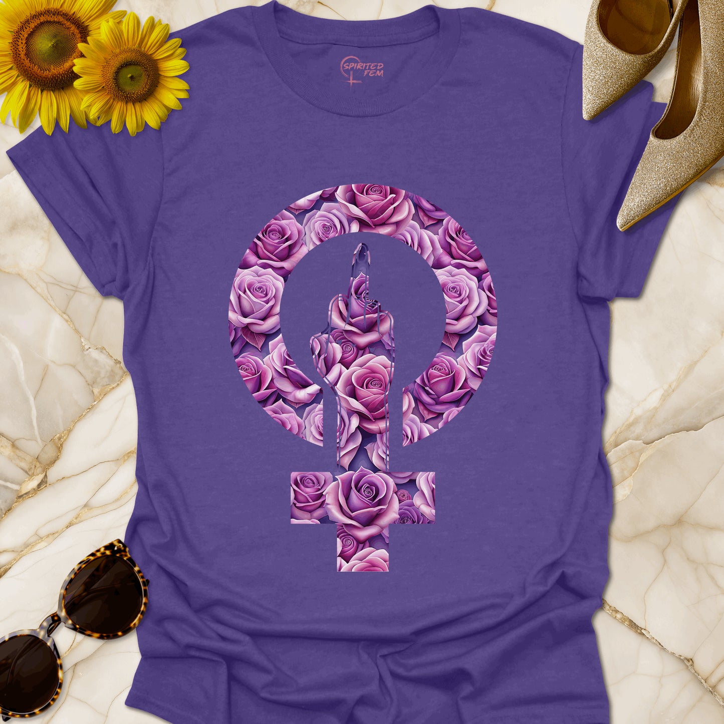 Floral 'Fuck You!' [Middle Finger]