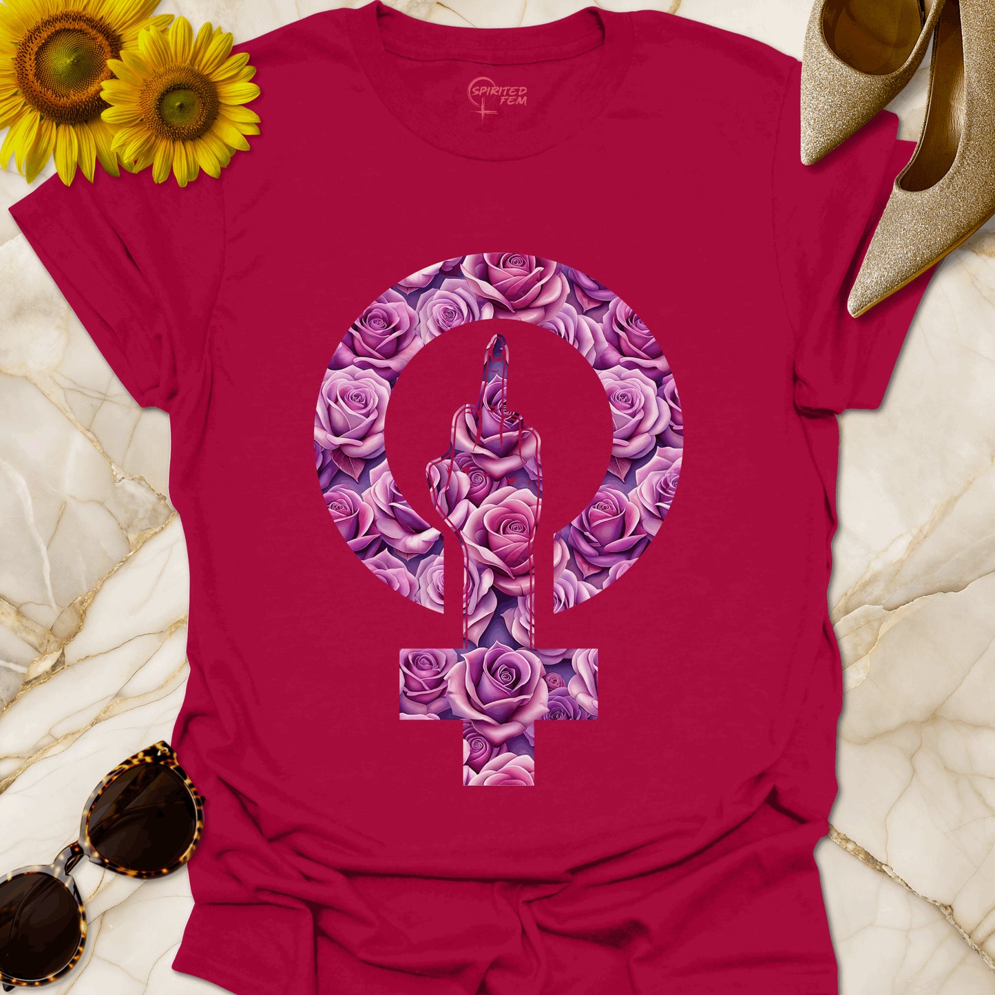 Floral 'Fuck You!' [Middle Finger]