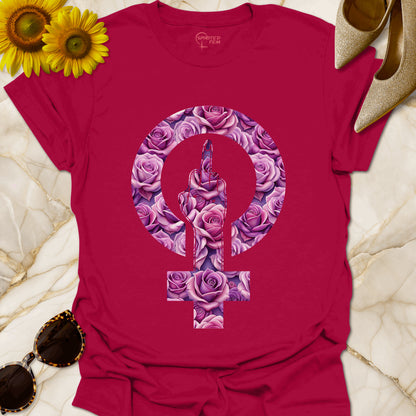 Floral 'Fuck You!' [Middle Finger]