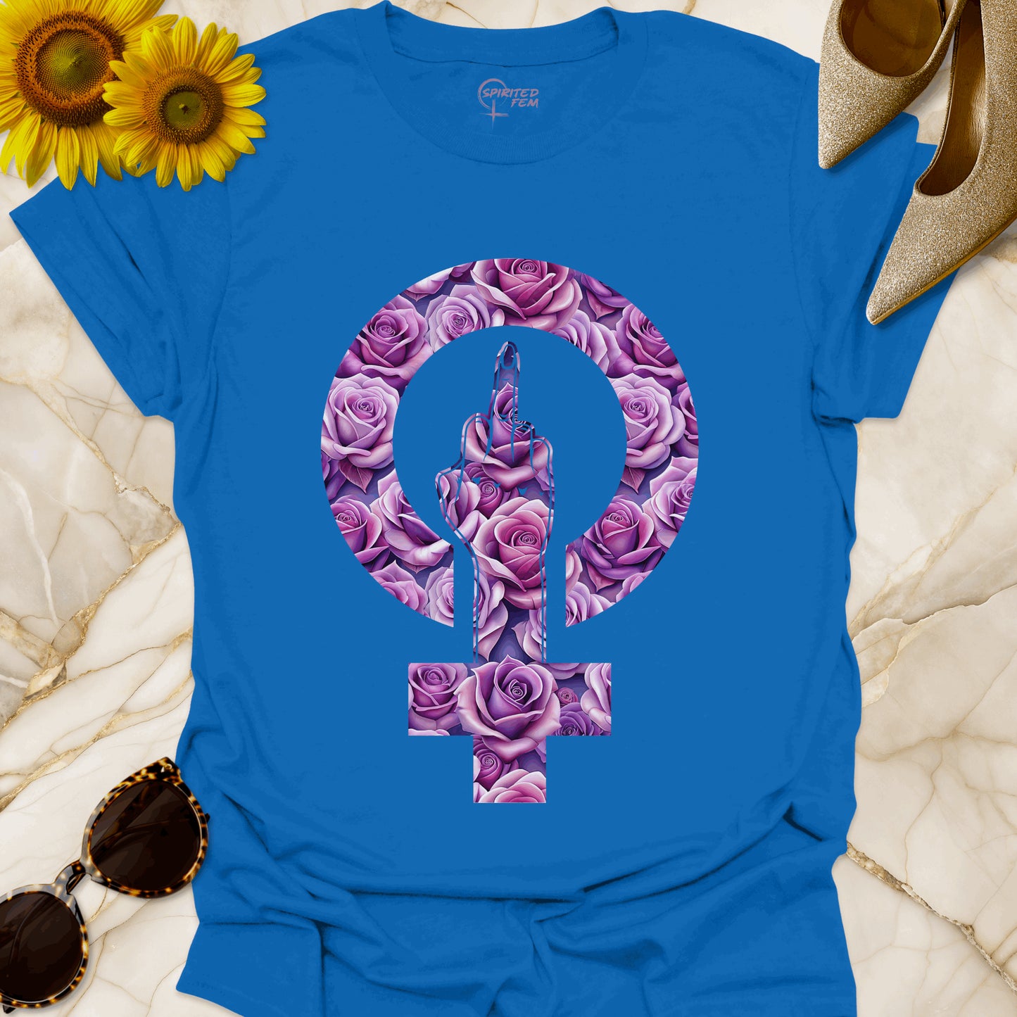 Floral 'Fuck You!' [Middle Finger]