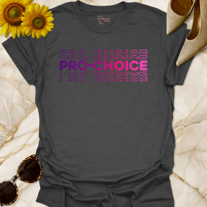 Pro-Choice Stacked Purple to Pink