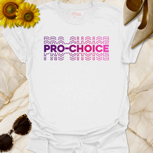 Pro-Choice Stacked Purple to Pink