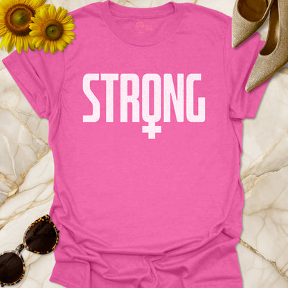 Strong with Woman Symbol