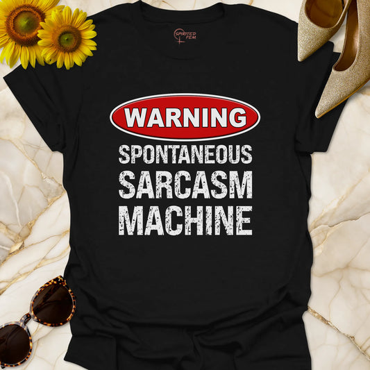 WARNING - Spontaneous Sarcasm Machine